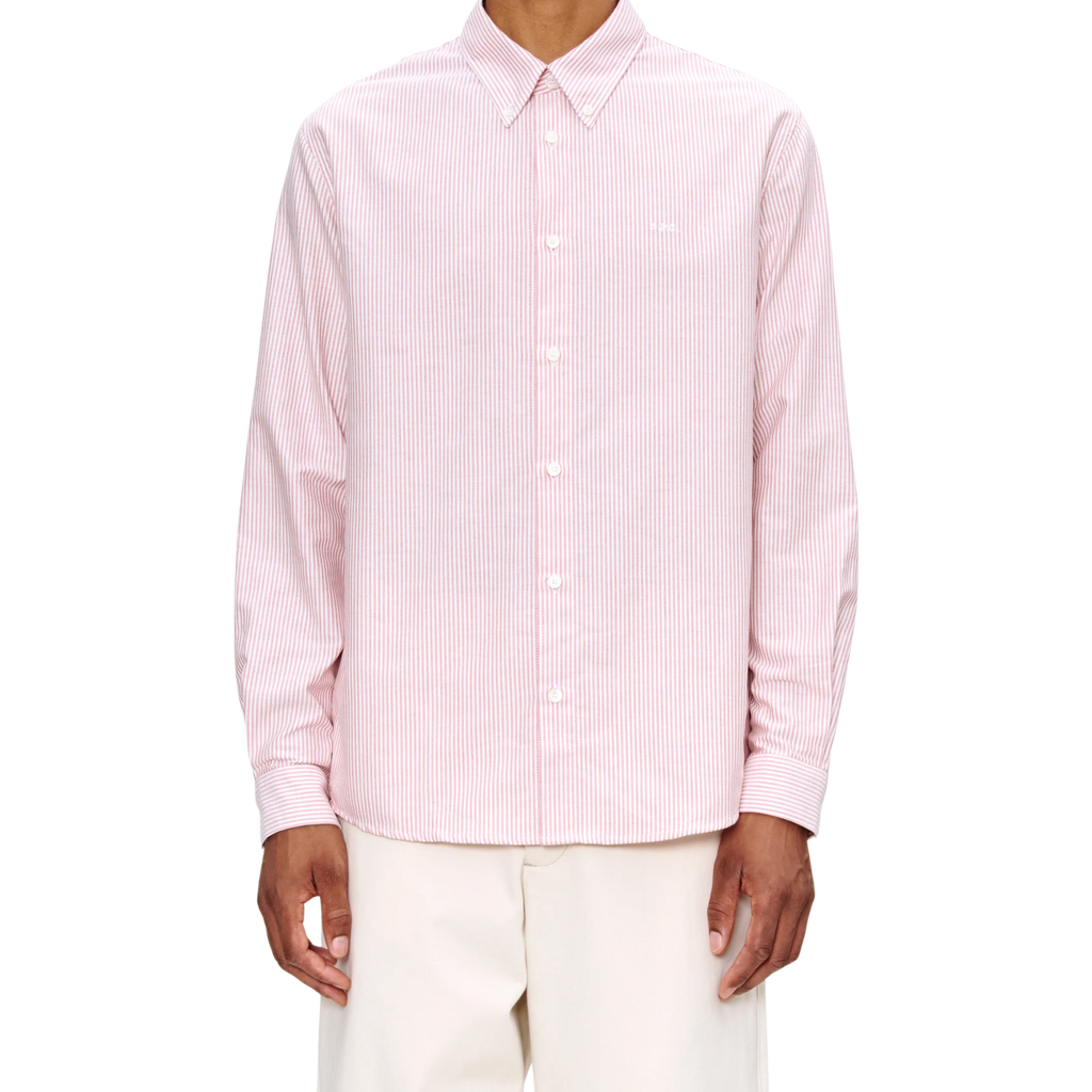 chemise new greg rouge