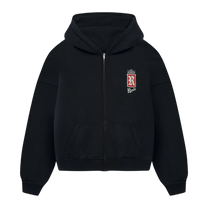 RHUDE FUMAR 91 ZIP-UP HOODIE