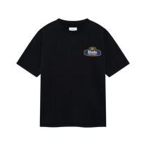 RHUDE RACING CREST TEE VINTAGE BLACK