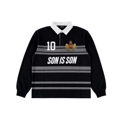 SiS Crest Polo Black