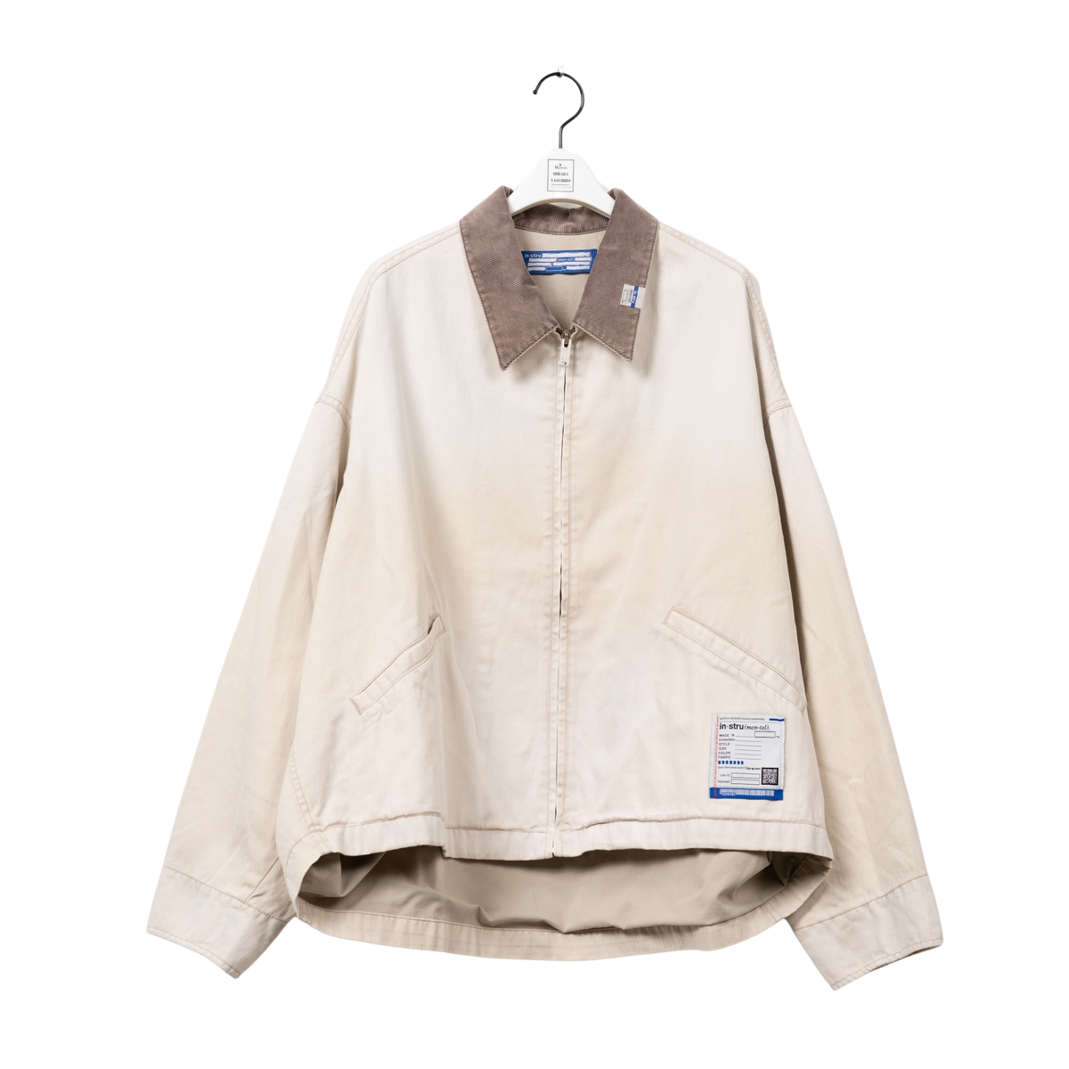 COTTON HERRINGBONE SUNFADED JACKET