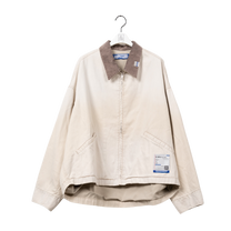 COTTON HERRINGBONE SUNFADED JACKET