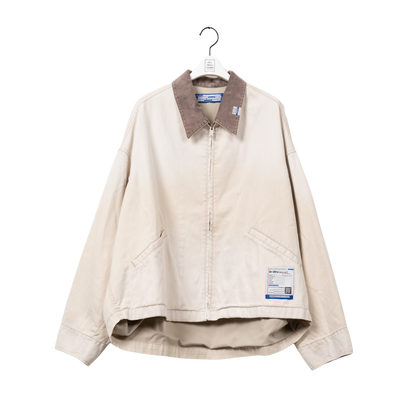 COTTON HERRINGBONE SUNFADED JACKET
