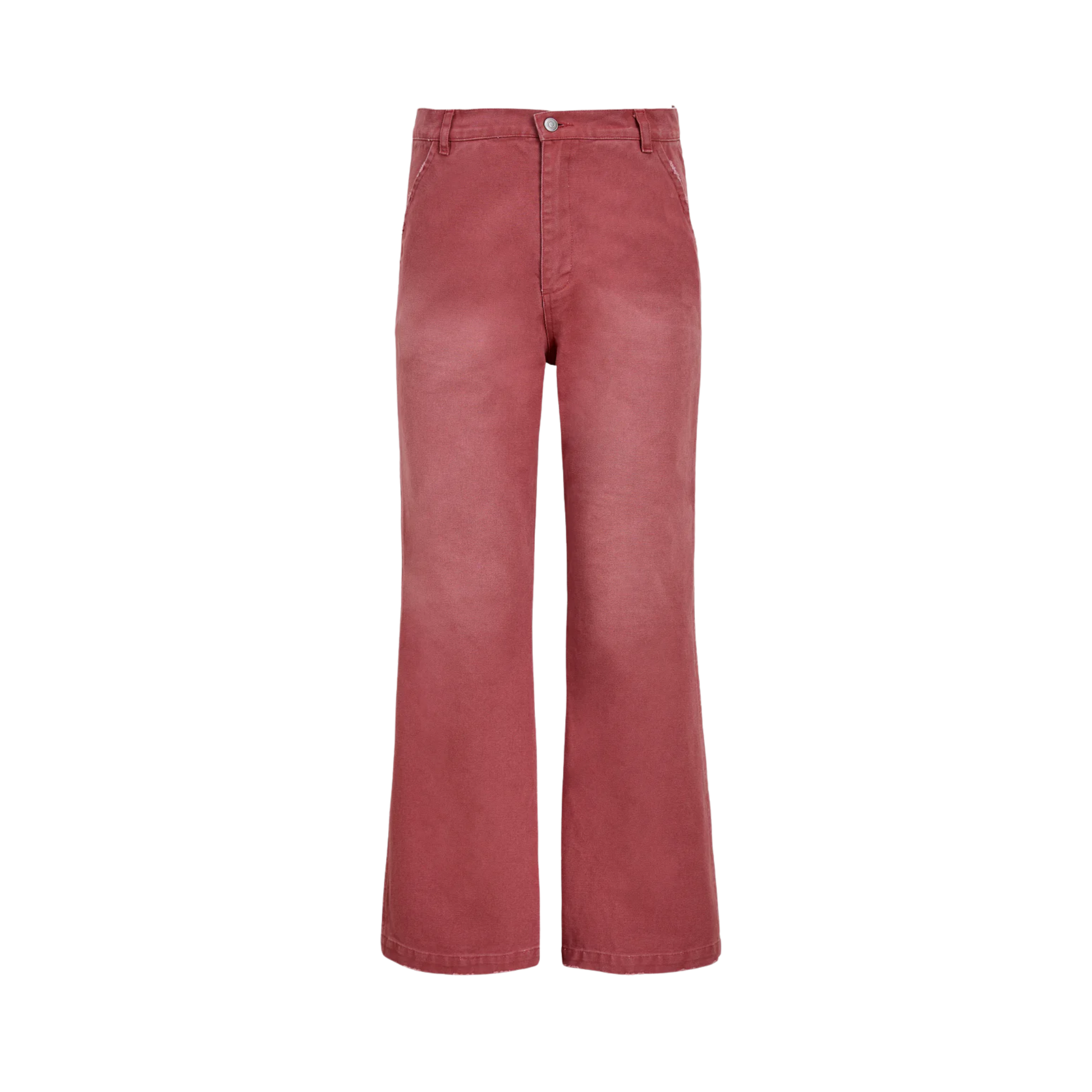 Canvas Faded Pants Vintage Salmon