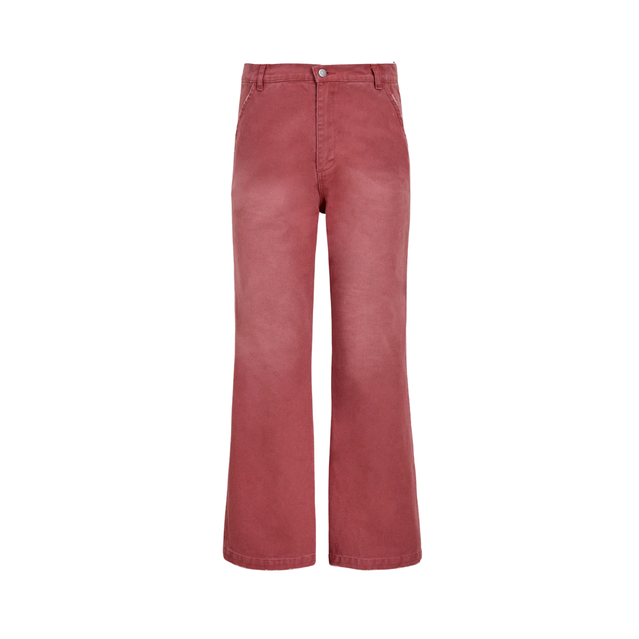Canvas Faded Pants Vintage Salmon
