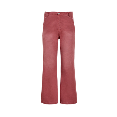 Canvas Faded Pants Vintage Salmon