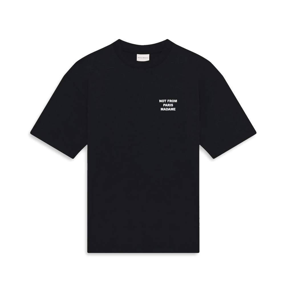 Bold T-shirt Slogan Black