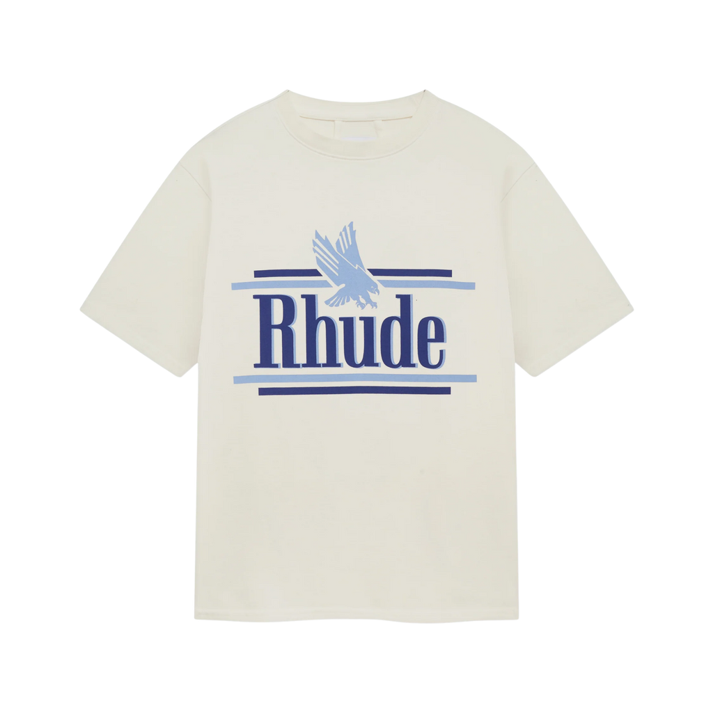 RHUDE ROSSA TEE VINTAGE WHITE
