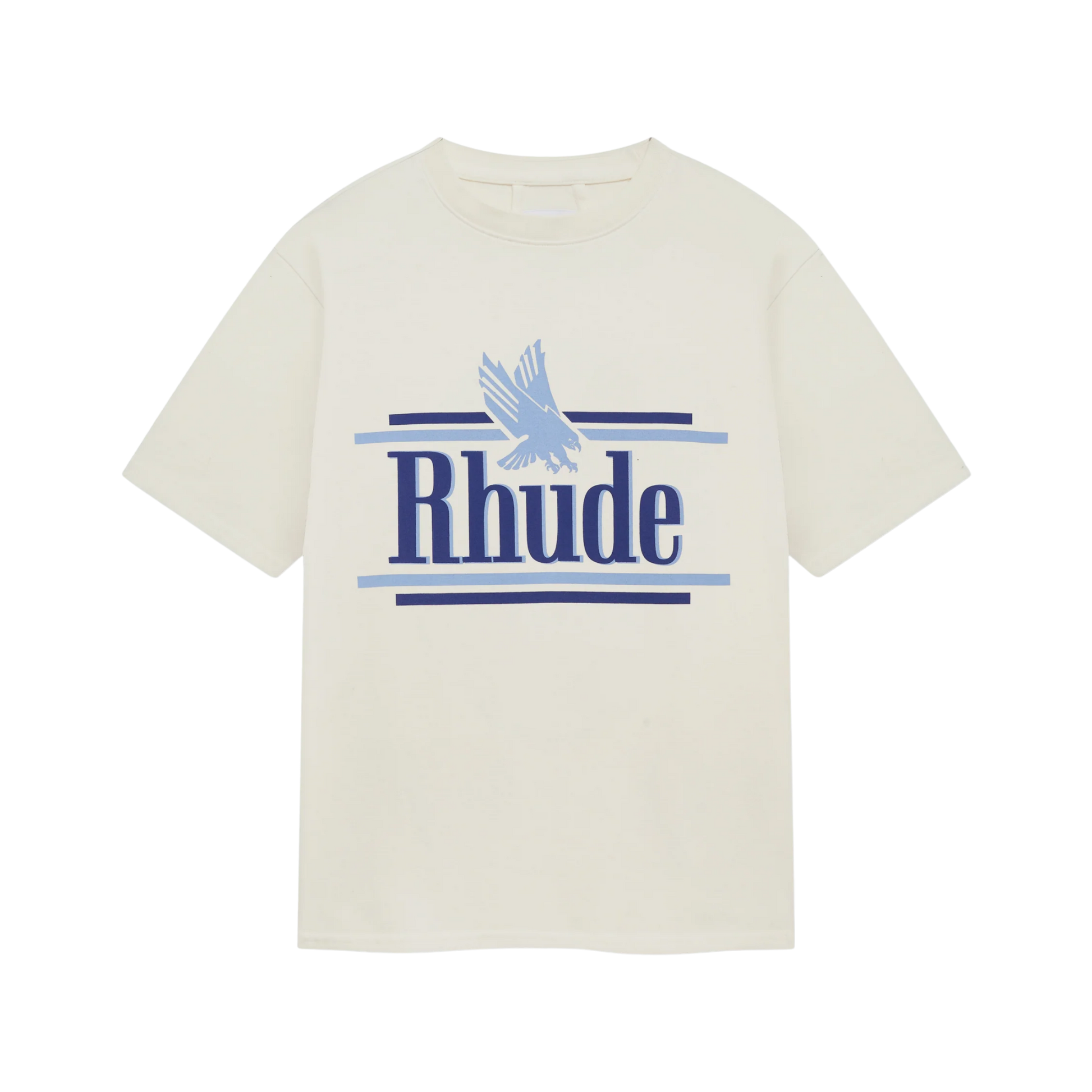 RHUDE ROSSA TEE VINTAGE WHITE