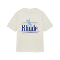 RHUDE ROSSA TEE VINTAGE WHITE