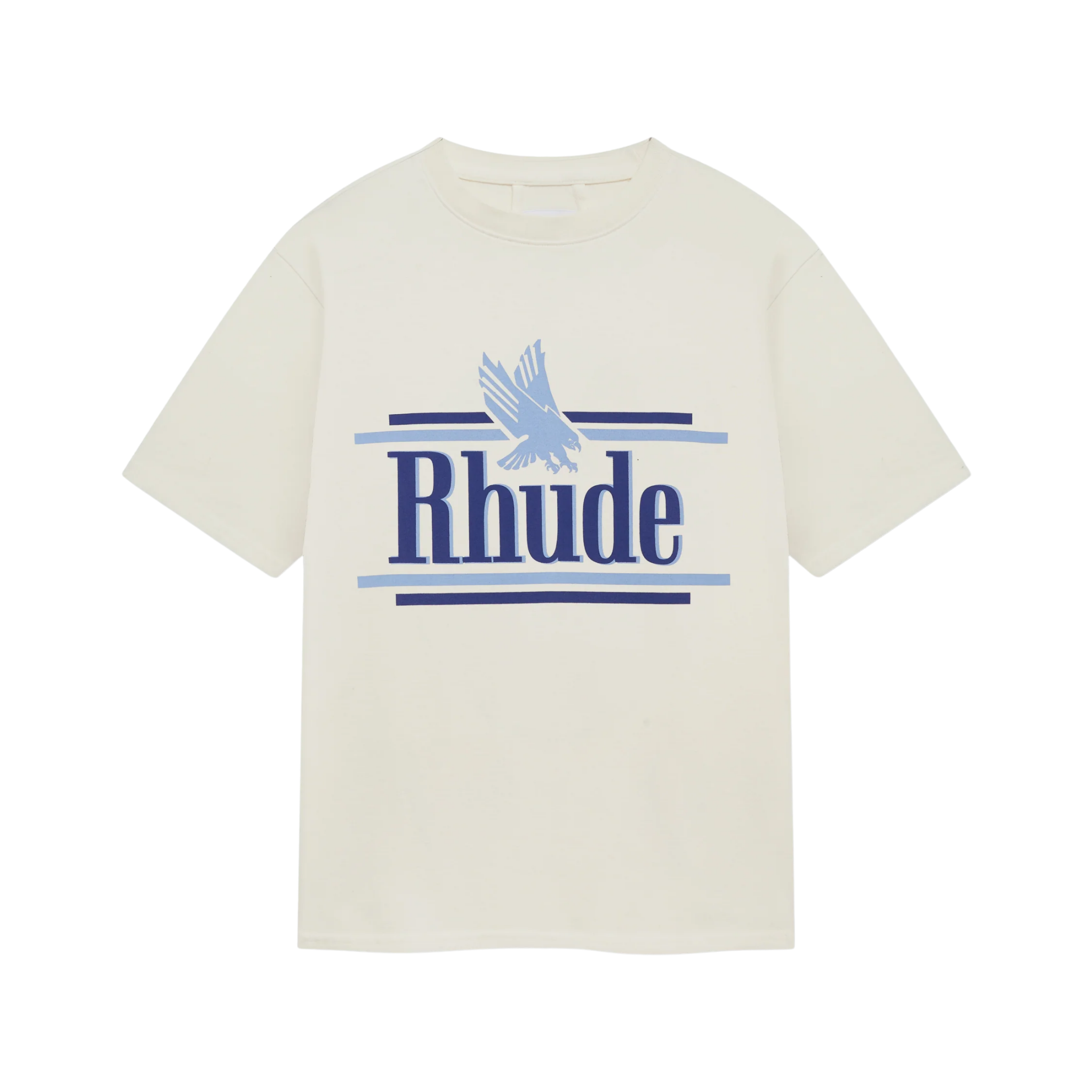 RHUDE ROSSA TEE VINTAGE WHITE