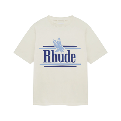 RHUDE ROSSA TEE VINTAGE WHITE