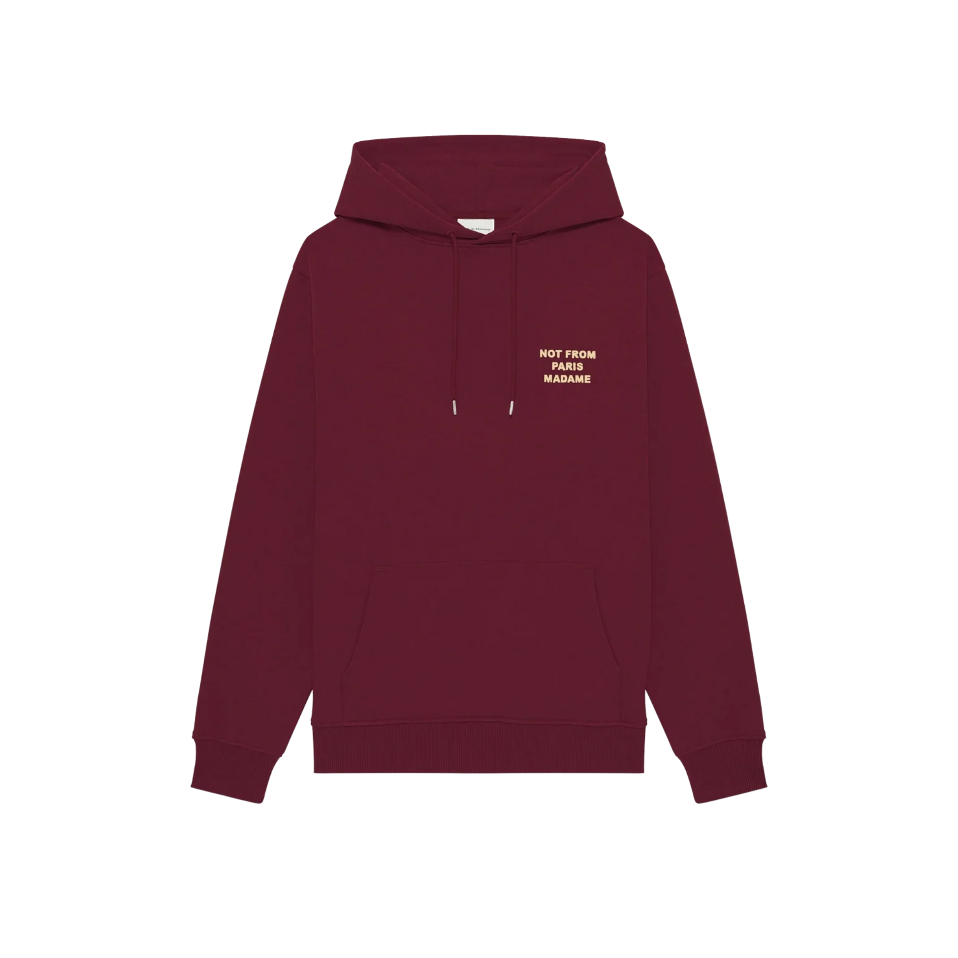 Le Hoodie Slogan Bordeaux
