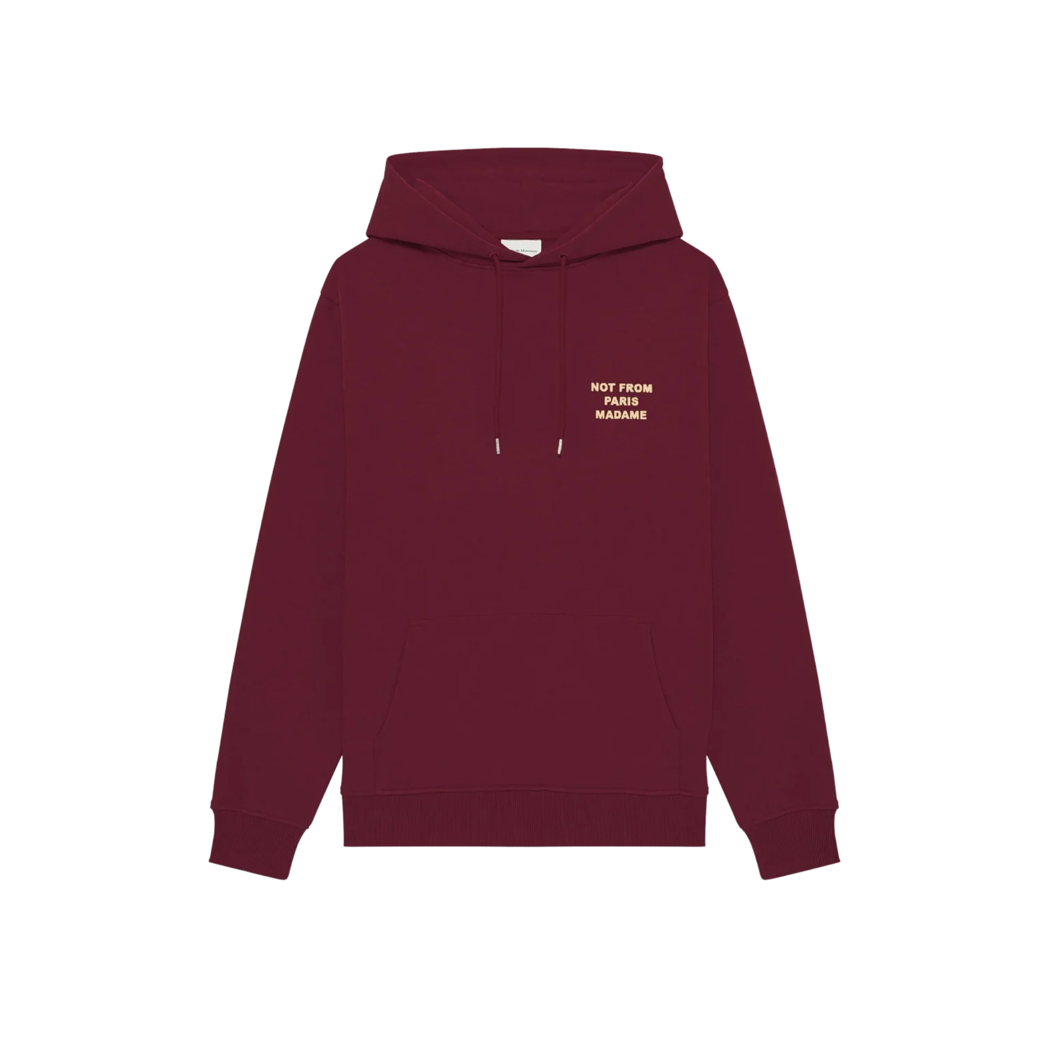 Le Hoodie Slogan Bordeaux