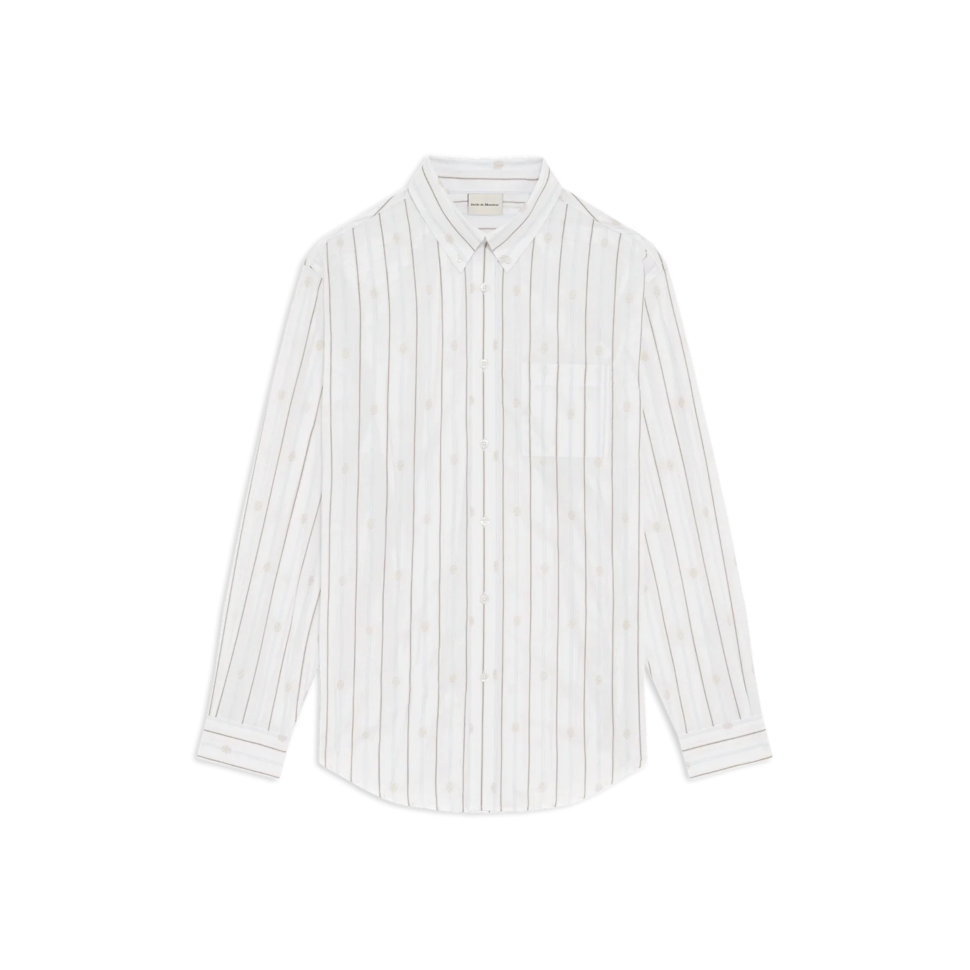 Chemise Rayée Monogramme