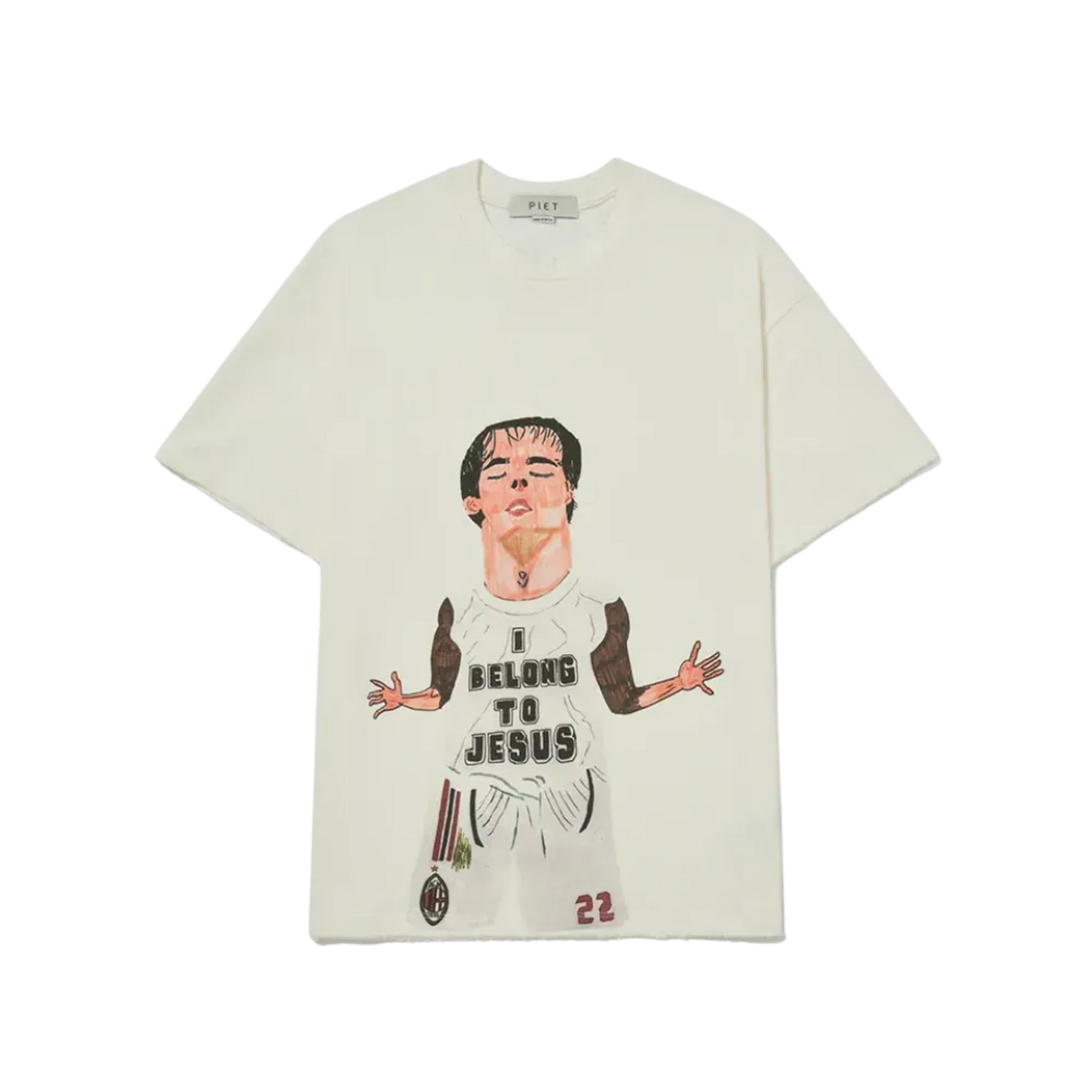 Illustrated Relaxed T-shirt - Bone White