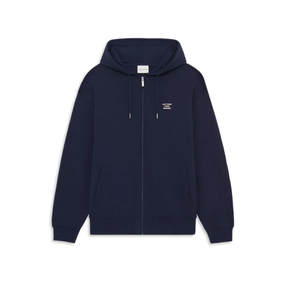 Slogan Zip Sweatshirt Navy