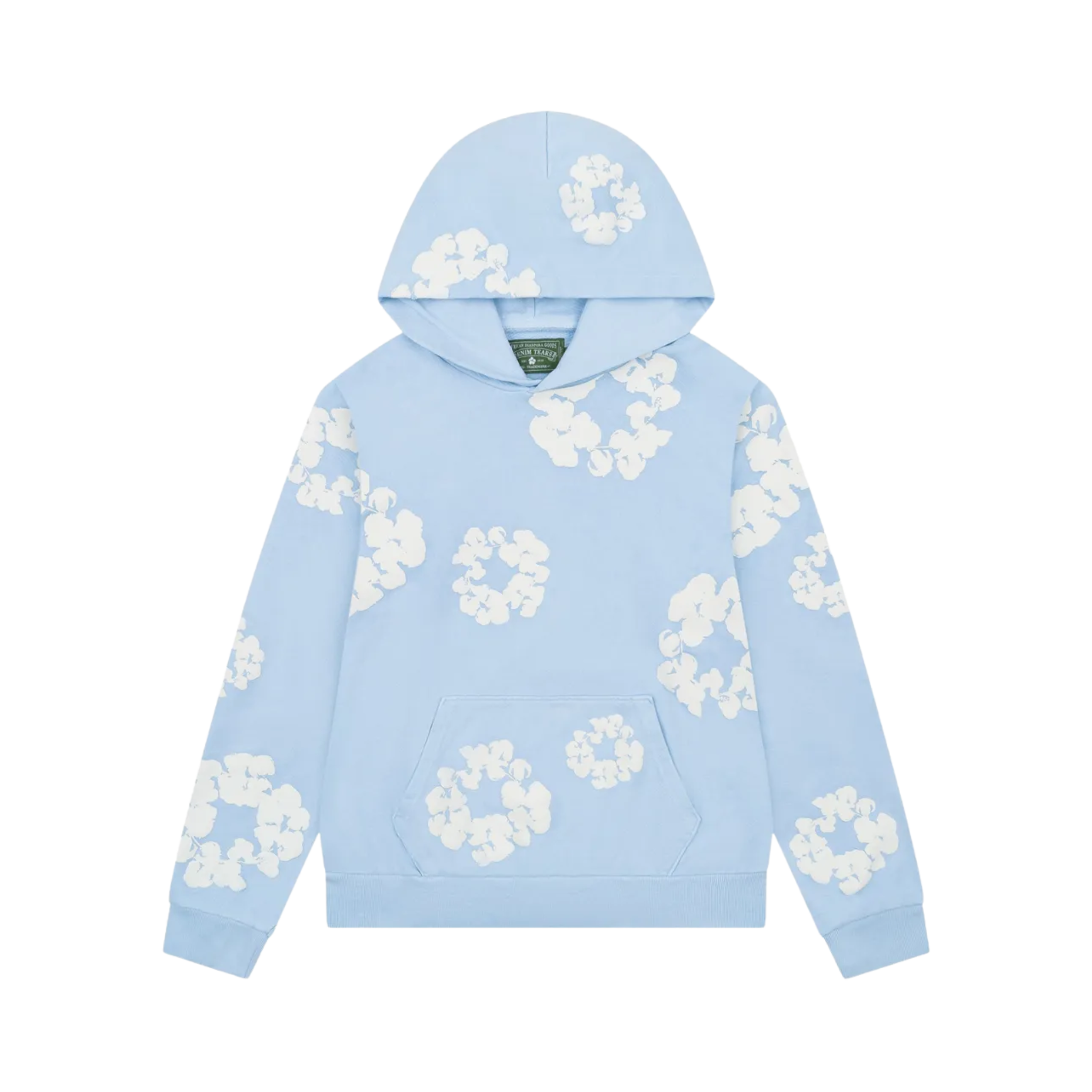 Denim Tears The Cotton Wreath Hoodie - Powder Blue