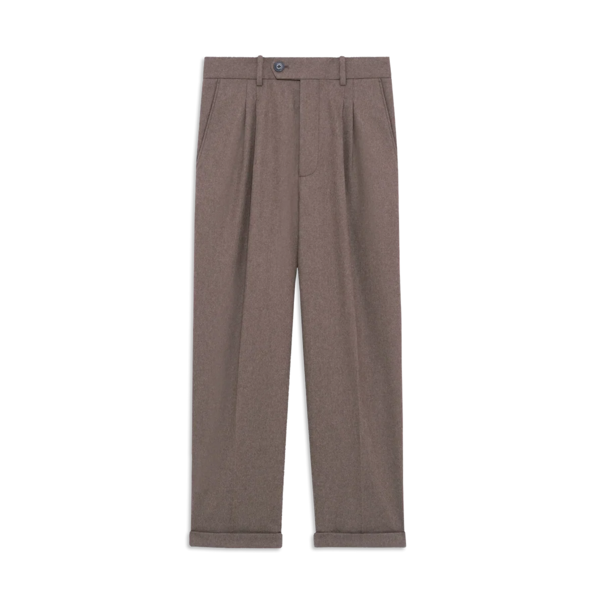 Cropped Pleated Pants