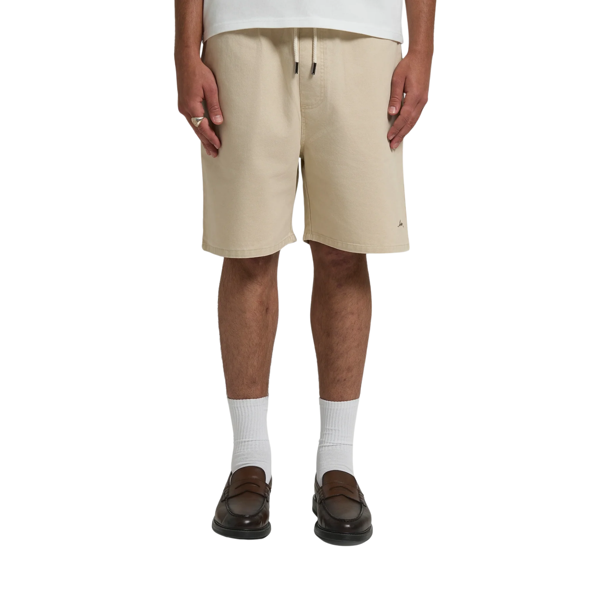 MAGOADO TWILL ELASTIC SHORTS OW