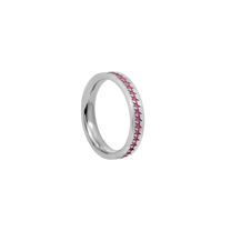 Pink Enameled Starline Ring