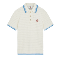 Cotton Boucle Polo Shirt