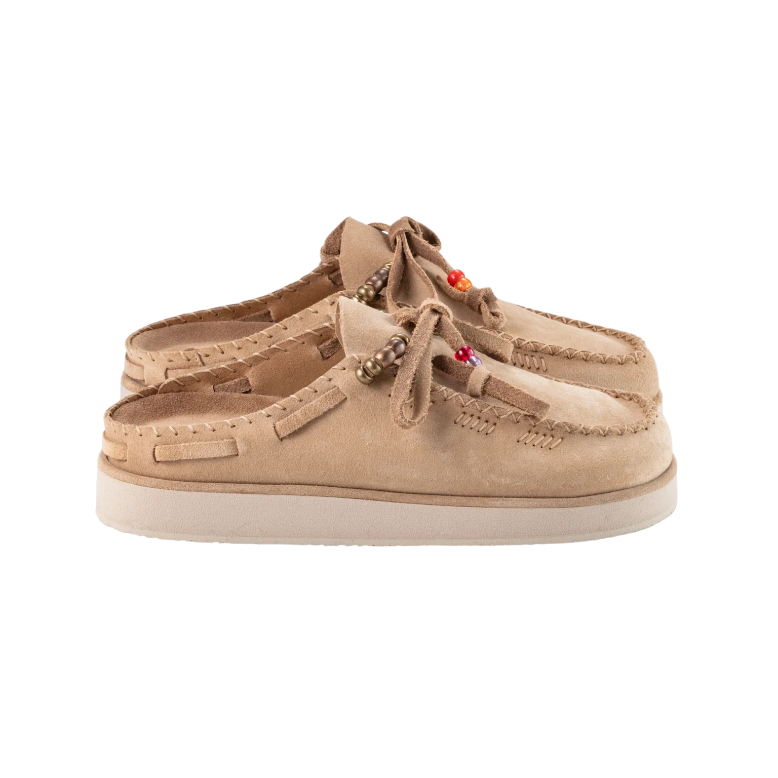 Kaia Mules Beige