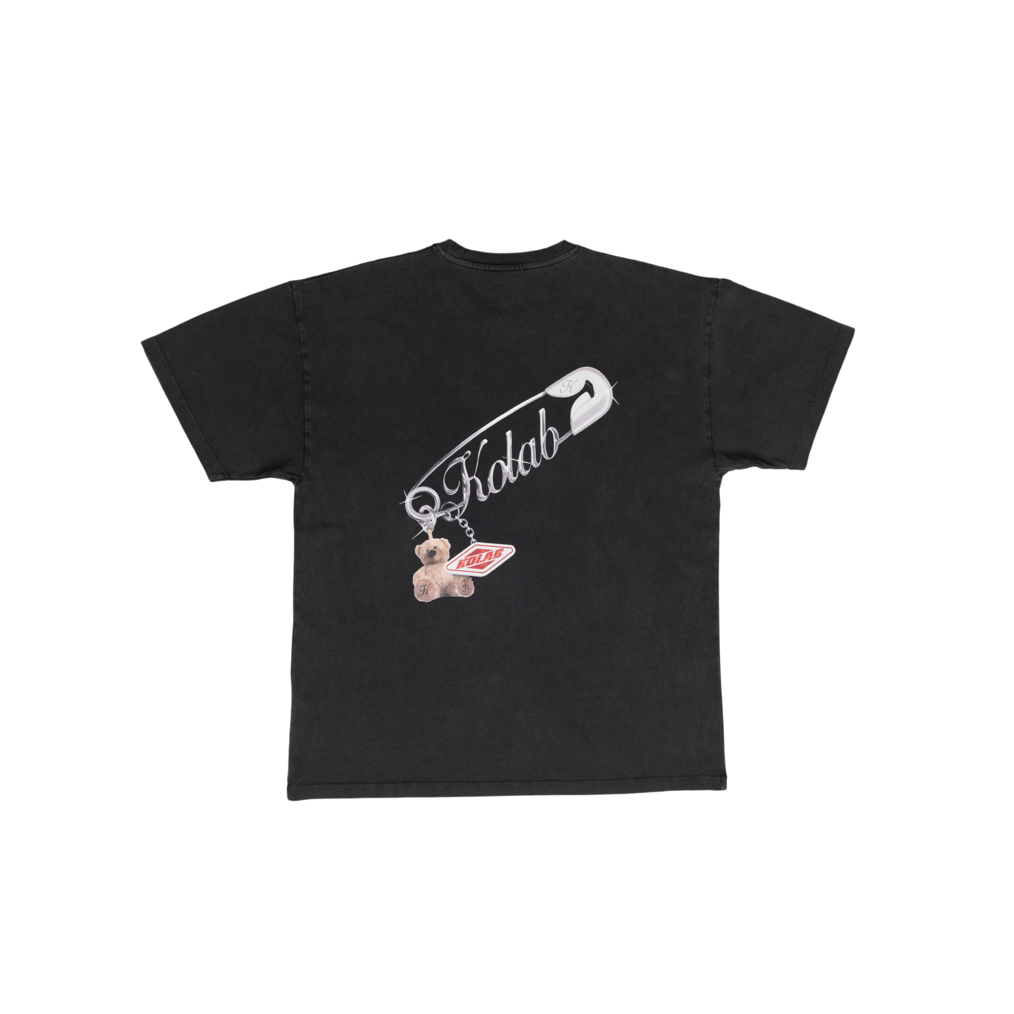Kolab Safety Pin Tee Black