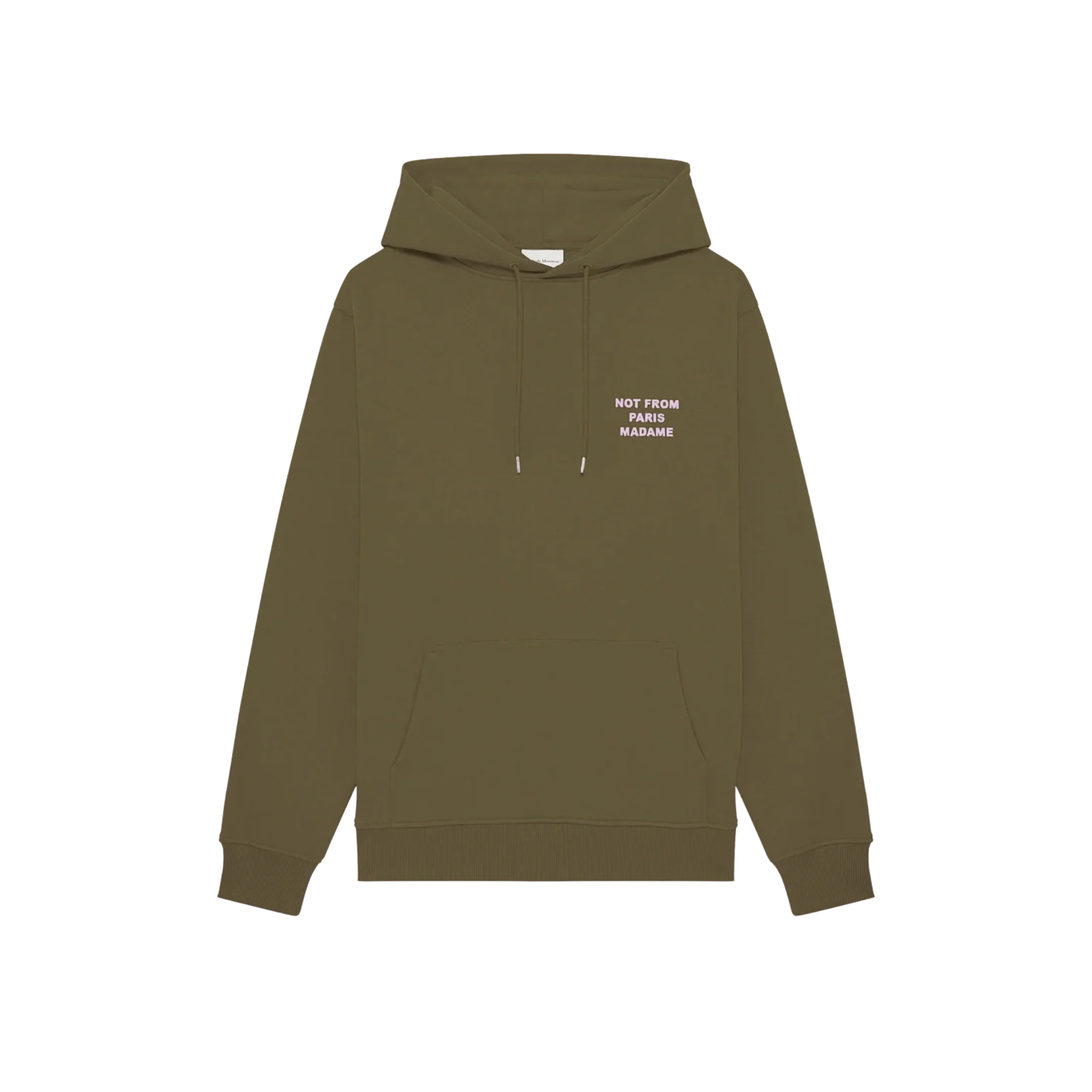 Le Hoodie Slogan Khaki