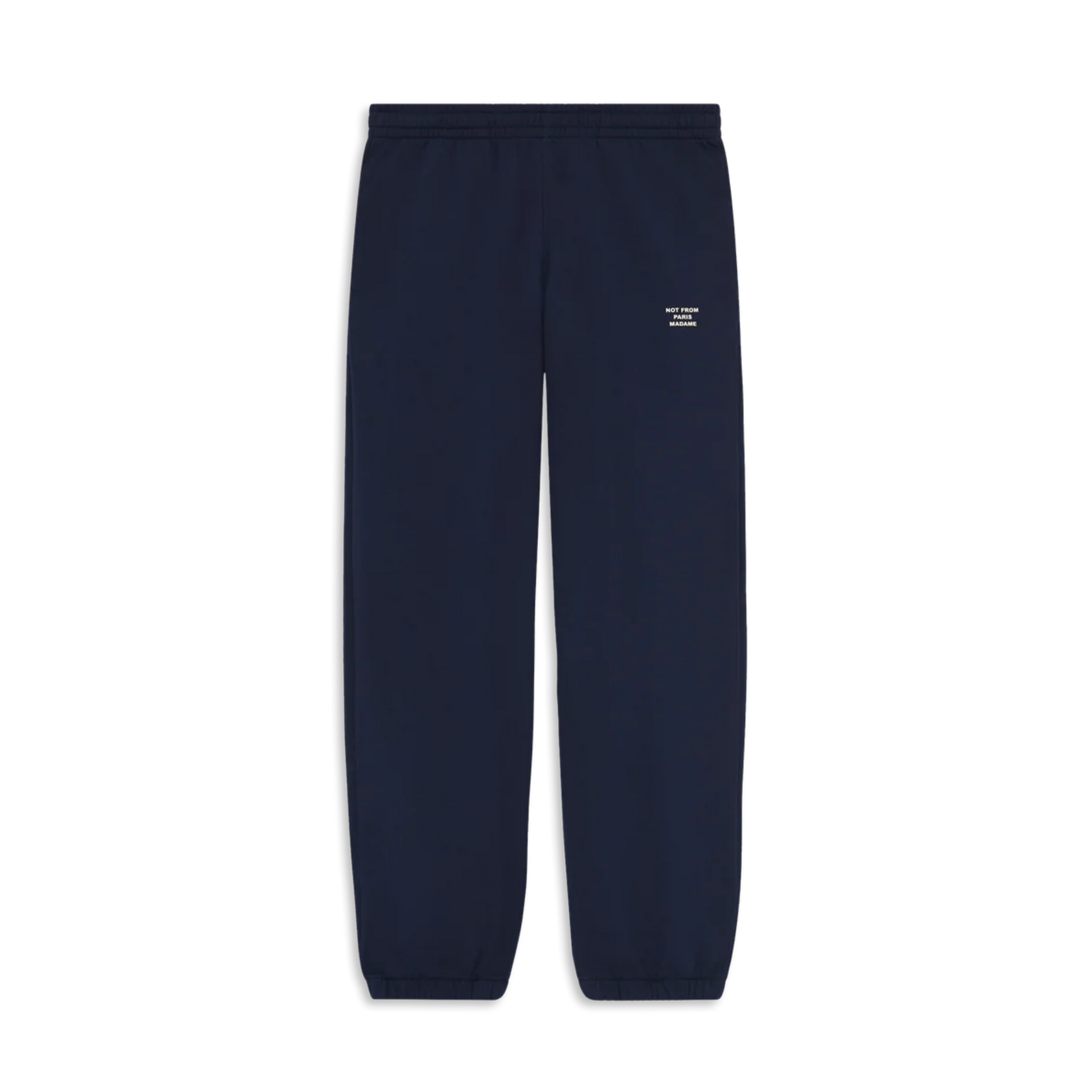 Slogan Fleece Joggers Navy