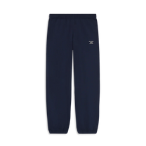 Slogan Fleece Joggers Navy