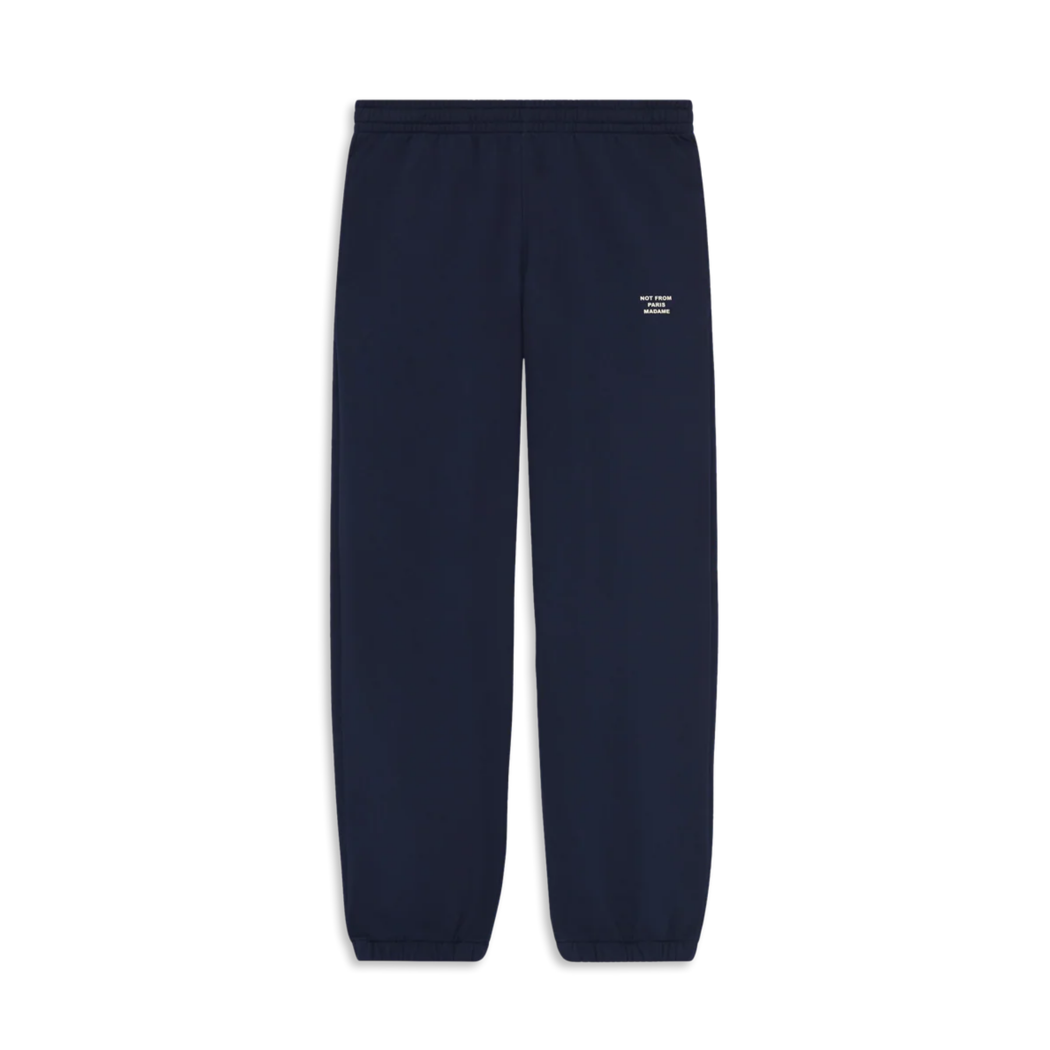 Slogan Fleece Joggers Navy