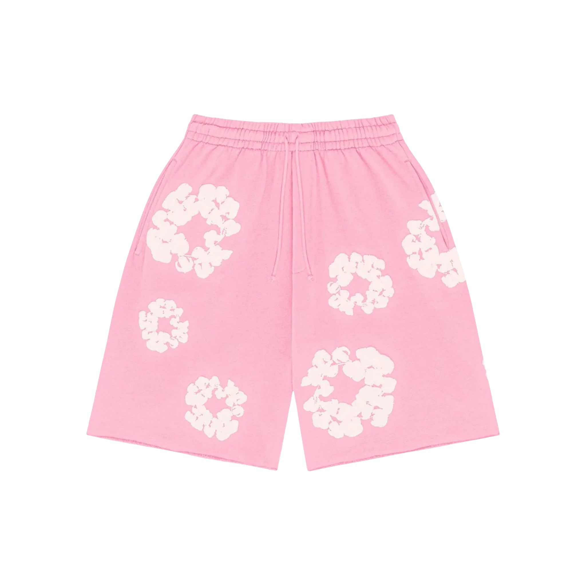 Denim Tears Cotton Wreath Logo Shorts - Pink
