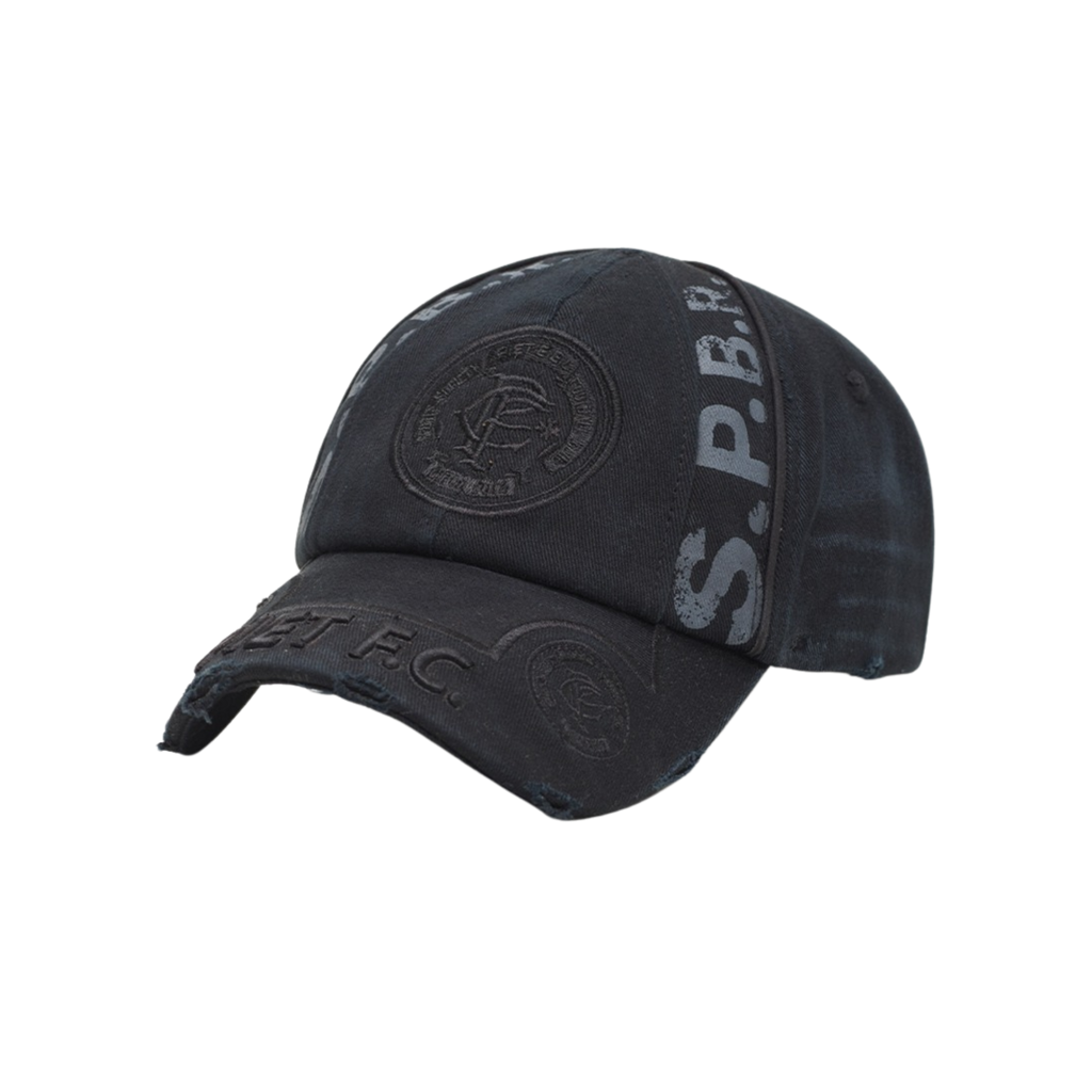 Piet F.C. Distressed Cap - Black