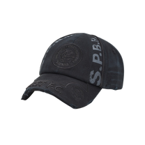 Piet F.C. Distressed Cap - Black
