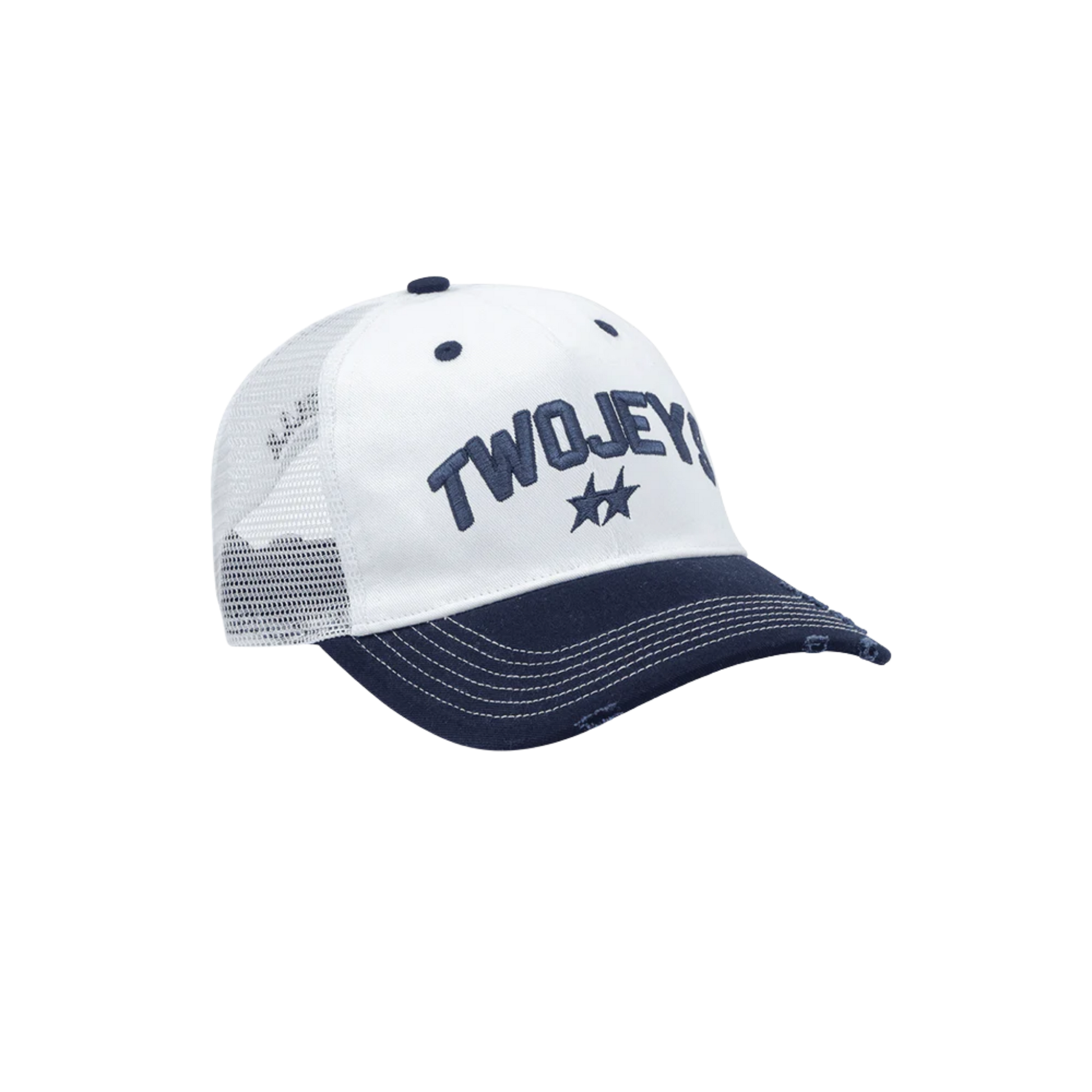 White Icon Trucker