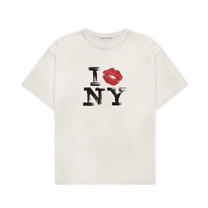 I KISS NY VINTAGE WHITE T-SHIRT