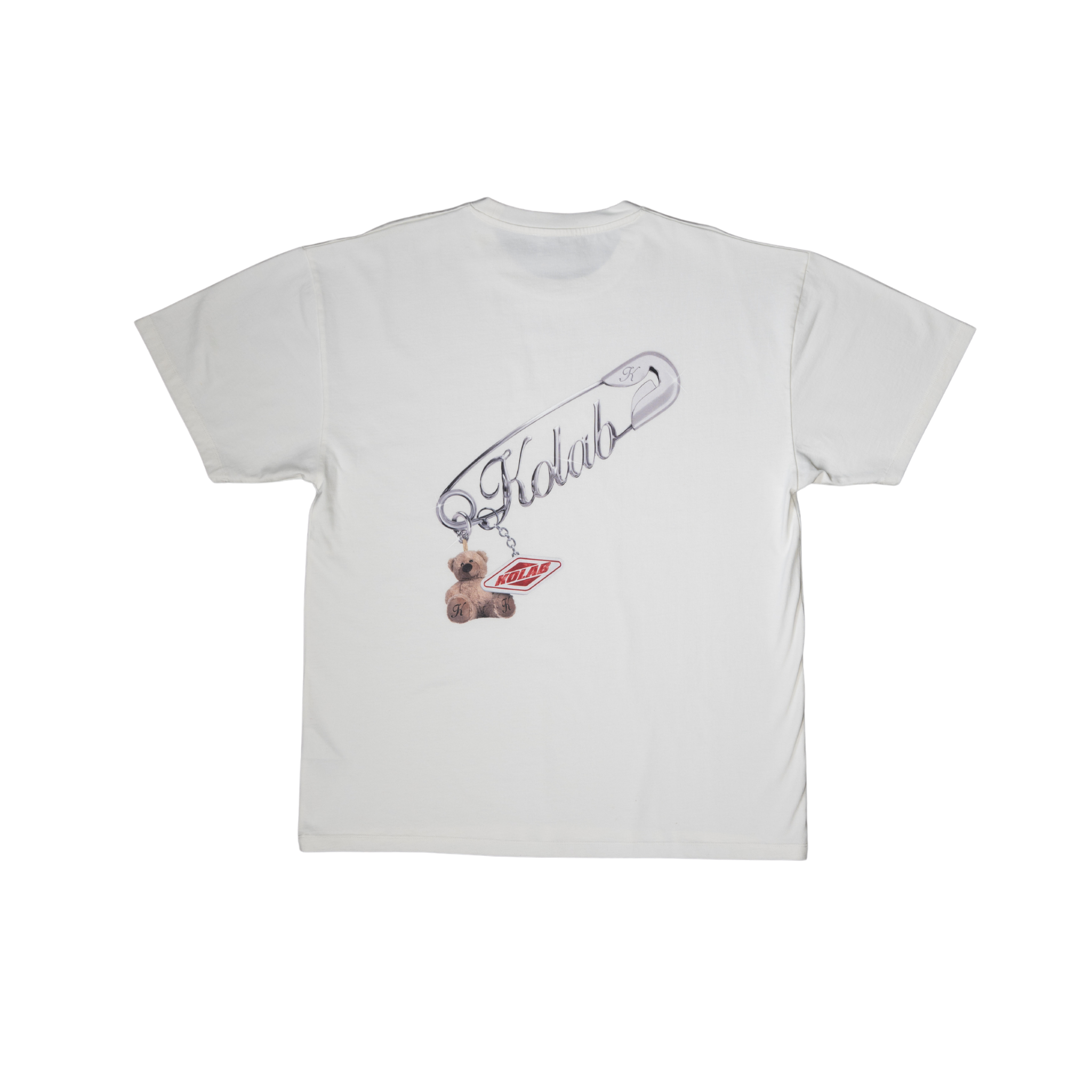 Kolab Safety Pin Tee White