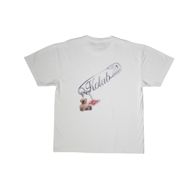 Kolab Safety Pin Tee White