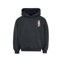 RHUDE FUMAR 91 HOODIE VINTAGE BLACK