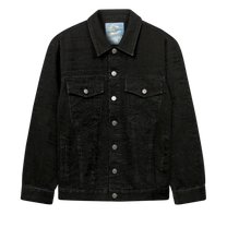 Manuscript Embroidered Jacket Black
