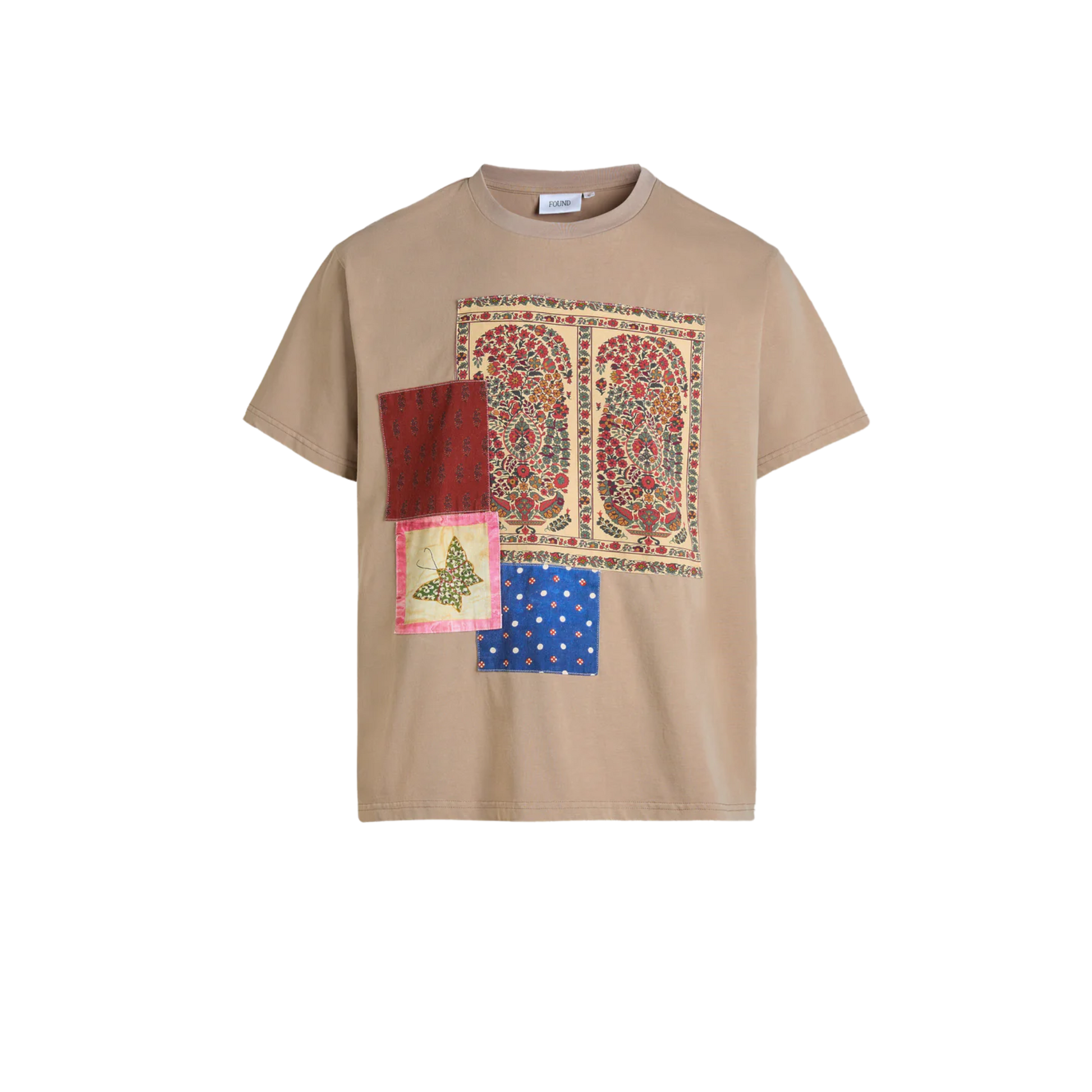 Patchwork Tee Sand