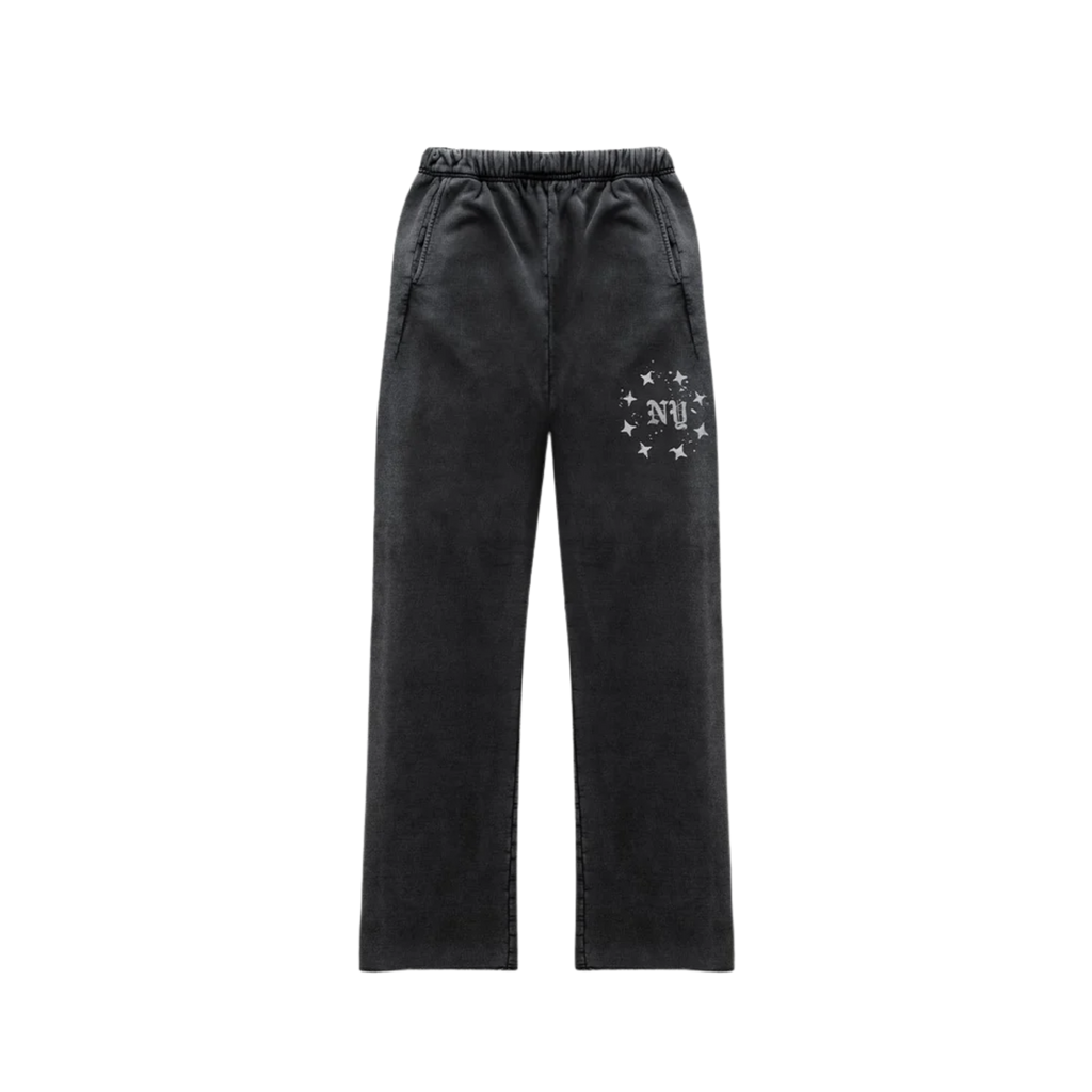 NY PAINT SPLATTER WASHED GREY TRACK