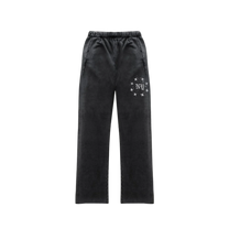 NY PAINT SPLATTER WASHED GREY TRACK