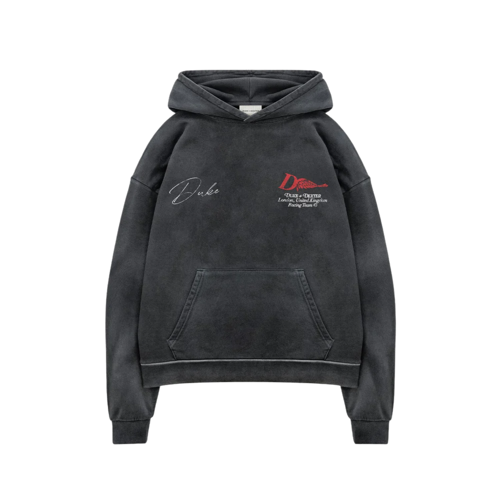 DR1 Helmet Washed Black Hoodie
