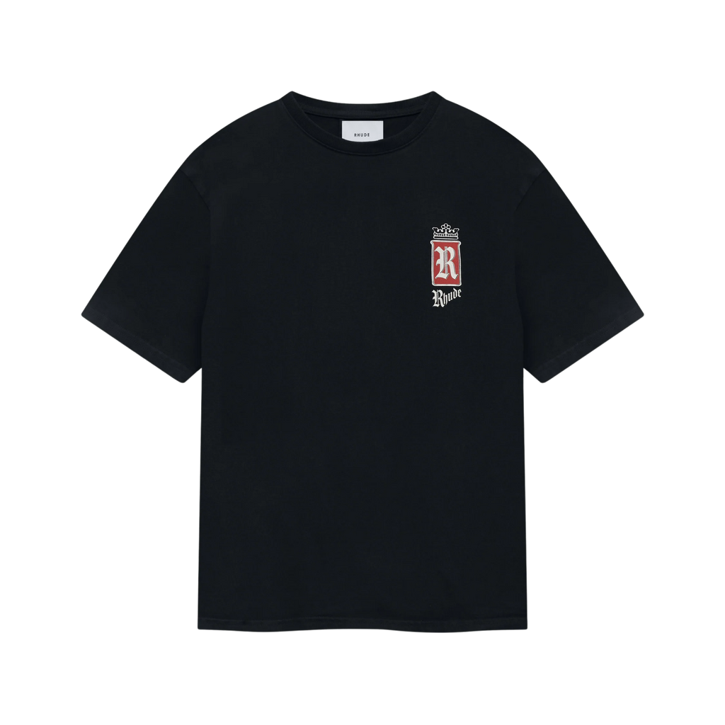 RHUDE FUMAR 91 TEE VINTAGE BLACK