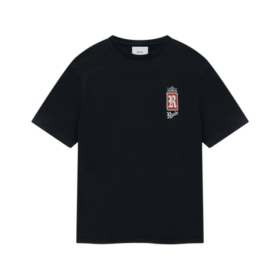 RHUDE FUMAR 91 TEE VINTAGE BLACK