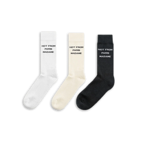Le Pack de 3 Chaussettes Slogan