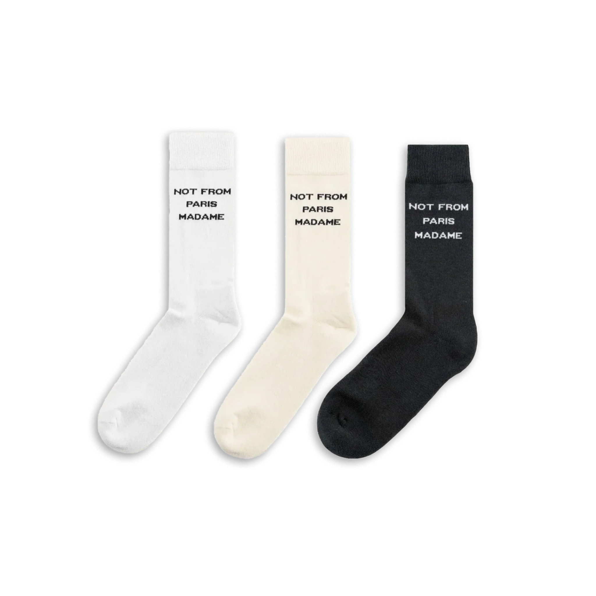 Le Pack de 3 Chaussettes Slogan