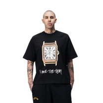 Realm Clock Tee Black